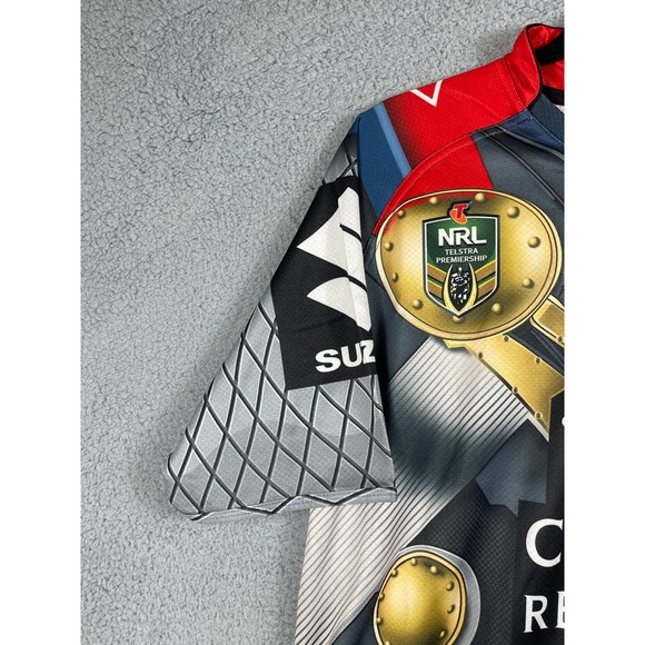 Crown Resorts Foundation Tigerair Melbourne Storm Mens Sports Jersey Size XL NWT - Picture 8 of 11